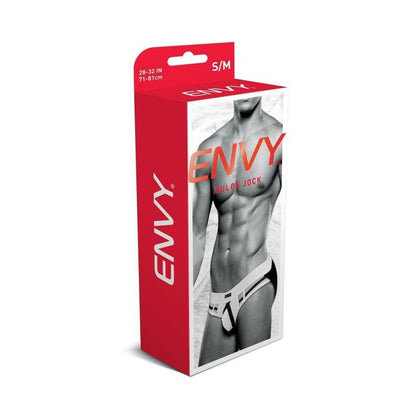 Bulge Jock White-BLE102-WHT-S/M