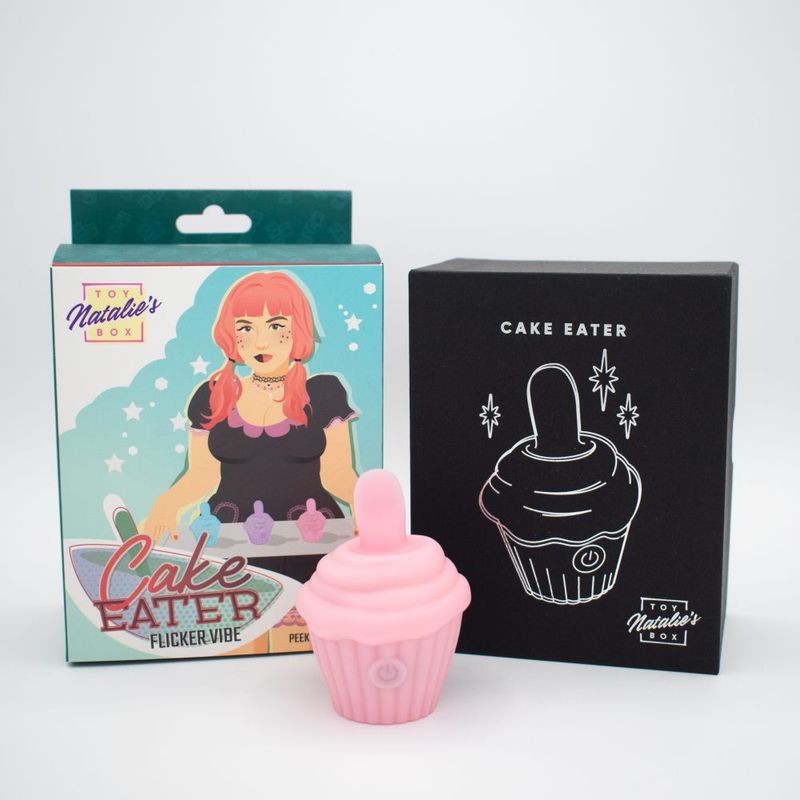 Cake Eater Clit Flicker Stimulator Pink-9093