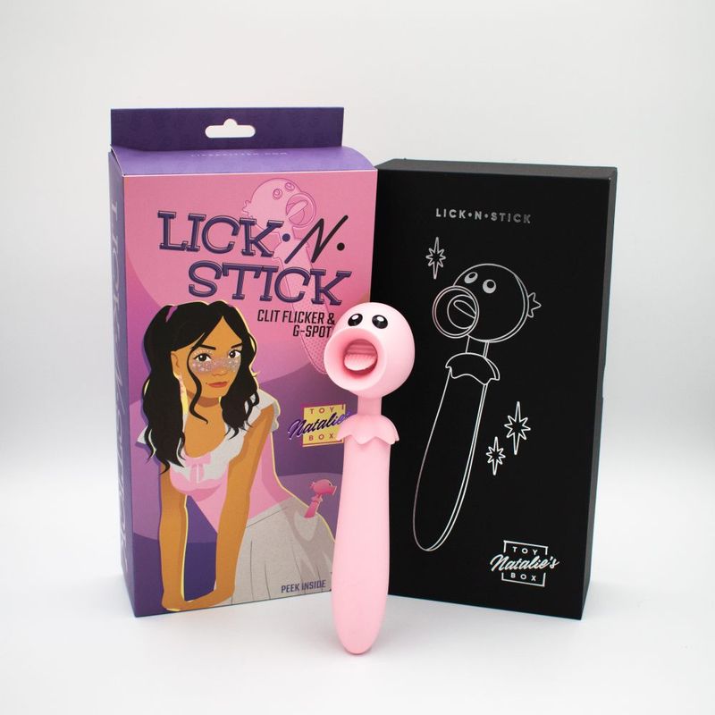 Lick N Stick Clit Flicker G-Spot Vibrator-9097