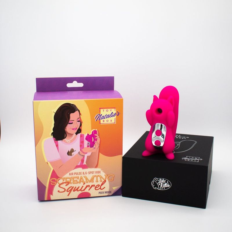 Screaming Squirrel Air Pulse & G-Spot Vibrator-9102