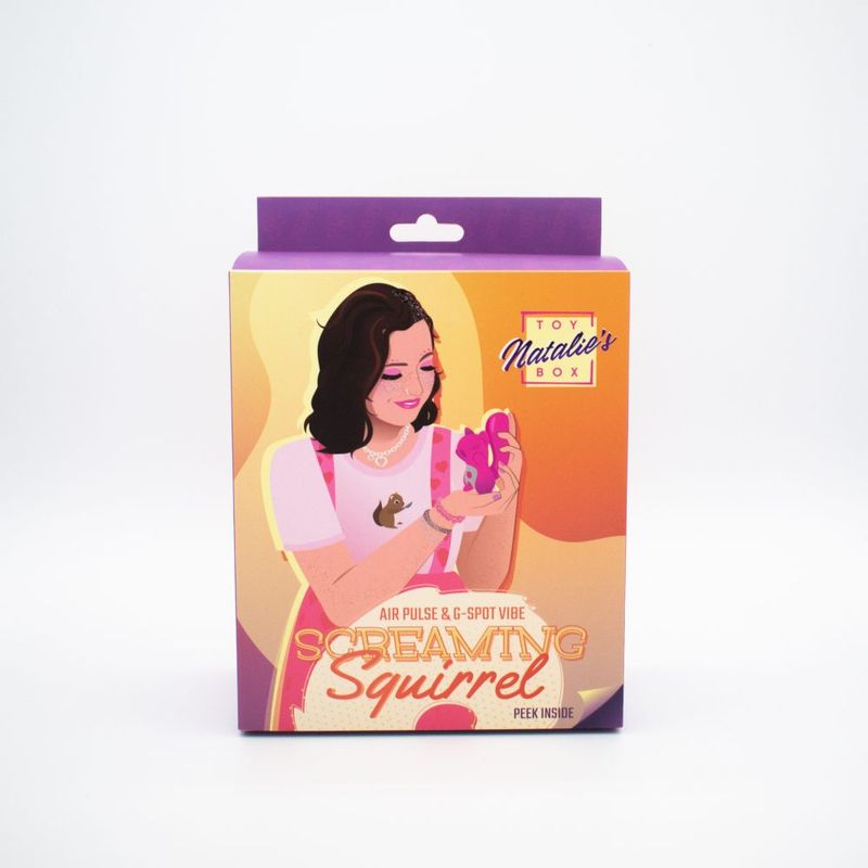 Screaming Squirrel Air Pulse & G-Spot Vibrator-9102