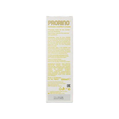 PRORINO Unisex Sensitive Anal Comfort Cream 100ml-78001