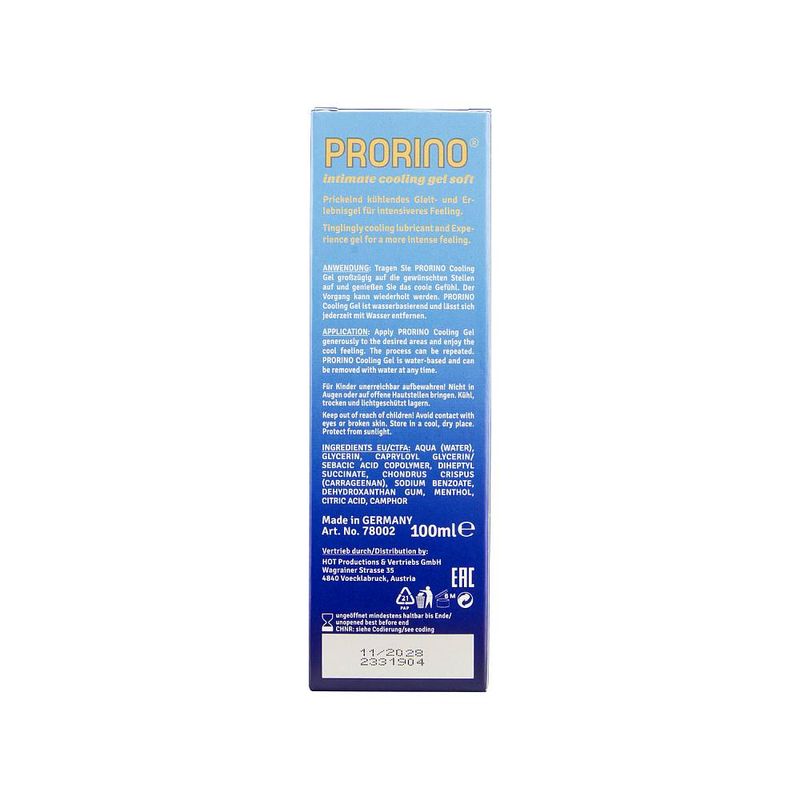PRORINO Cooling Gel Soft 100ml-78002
