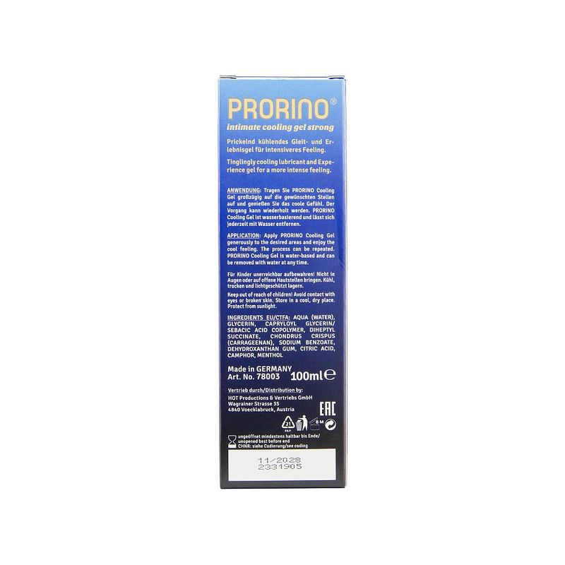 PRORINO Cooling Gel Strong 100ml-78003