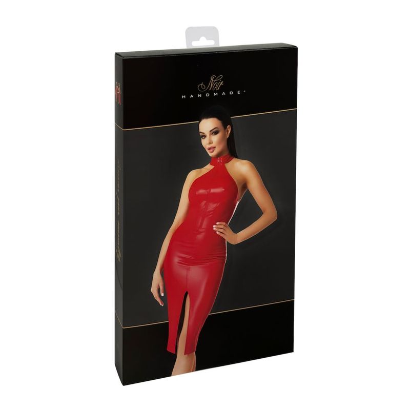 Orgia Midi Dress Red-F354-RED-M