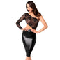 Erotica Midi Dress-F339-BLK-M