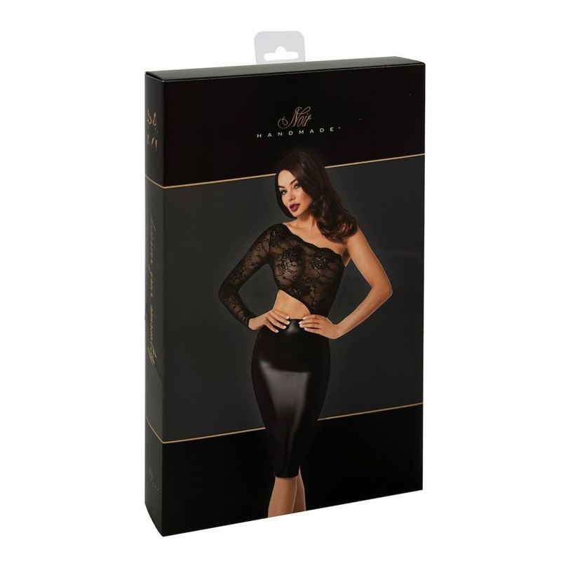 Erotica Midi Dress-F339-BLK-M