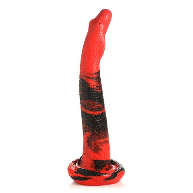 CC Large King Cobra 14 in Long Silicone Dong-AH281-L
