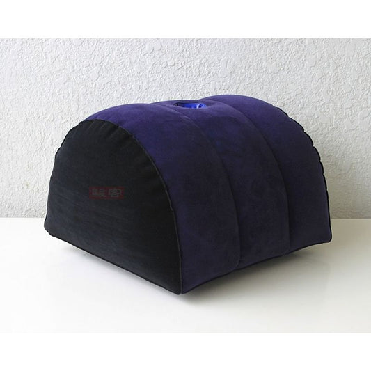 Inflatable Sex Positioning Half Dome Cushion with Toy Holder-PF3103