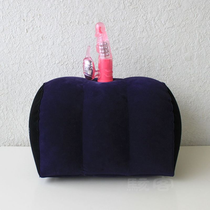 Inflatable Sex Positioning Half Dome Cushion with Toy Holder-PF3103