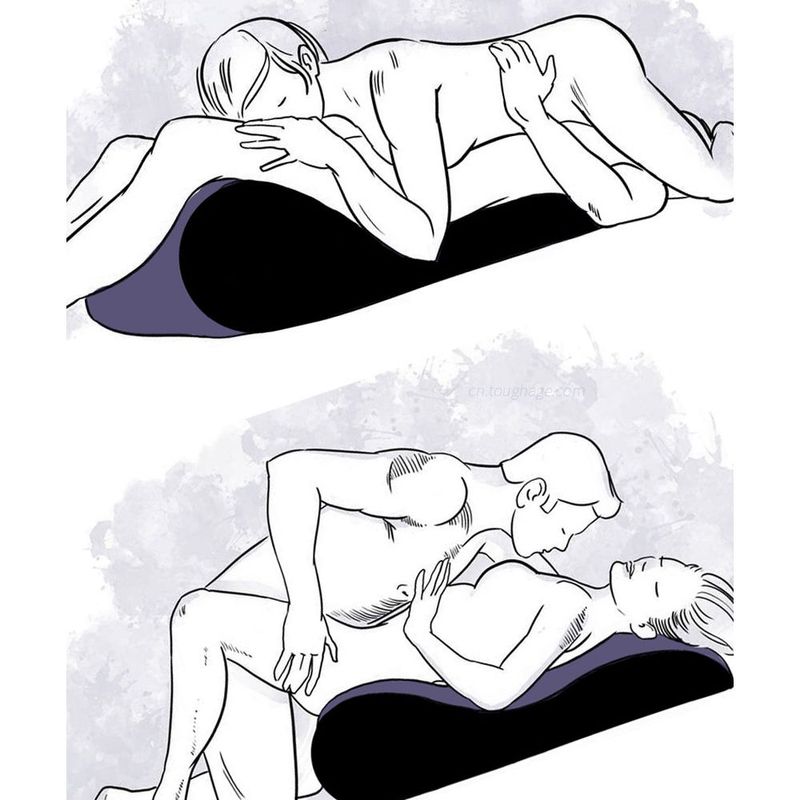 Large Inflatable Mini Sex Positioning Mattress-PF3206