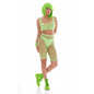 Out of This World Green Bodysuit Set with Alien Pasties-65003-GRN-O/S