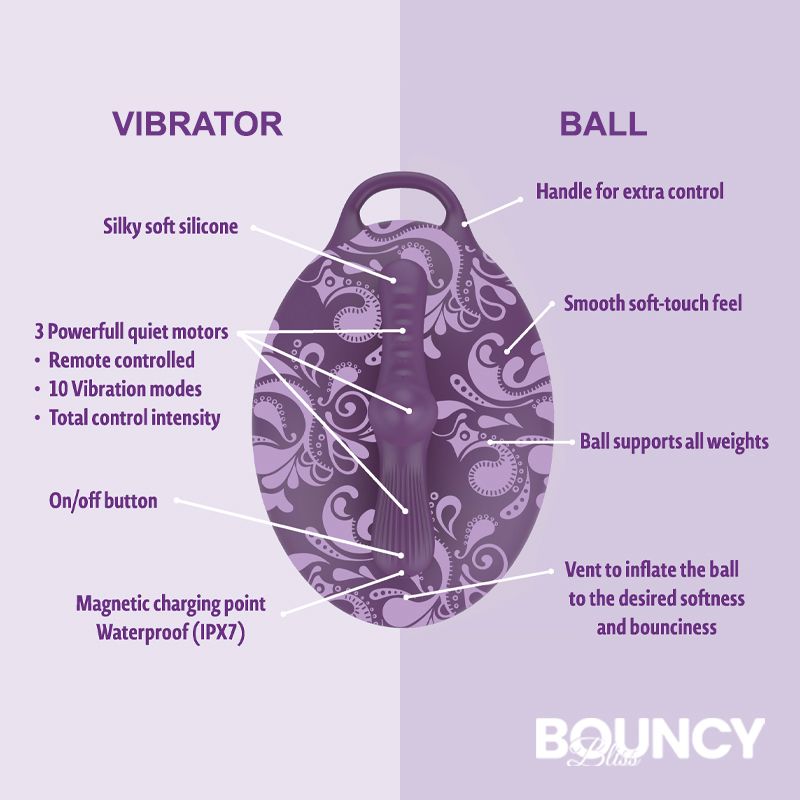 Bouncy Bliss Classic Inflatable Sit-On Vibrator-CY012