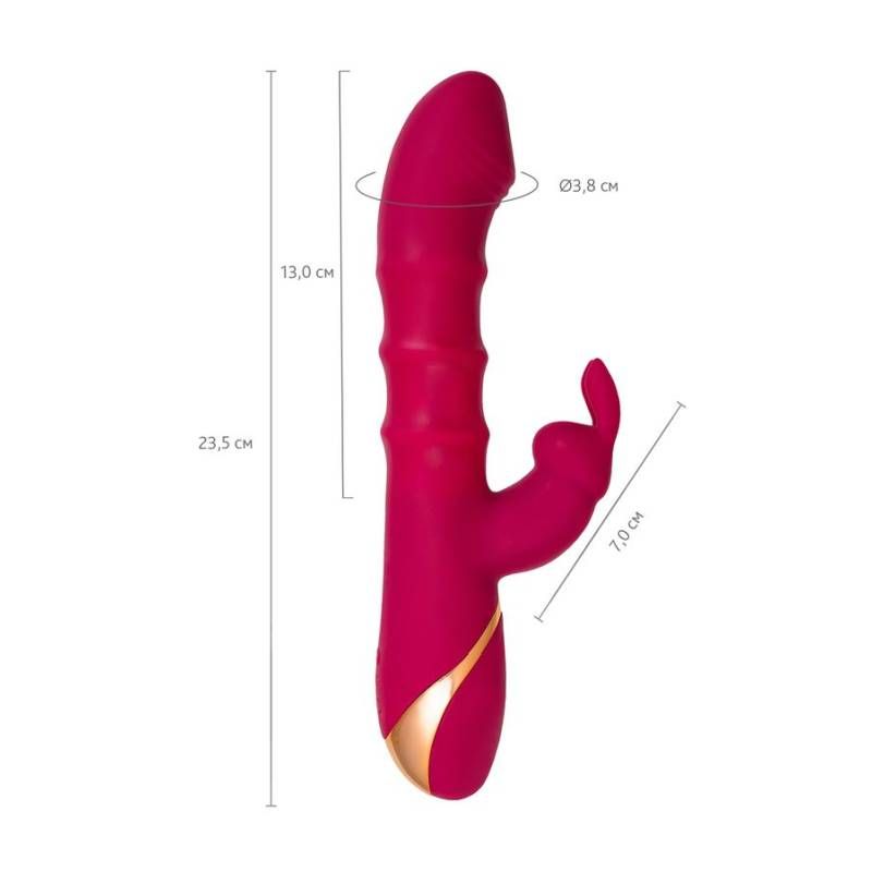 JOS Tenty Rabbit Vibrator with Moving Shaft Rings-783064