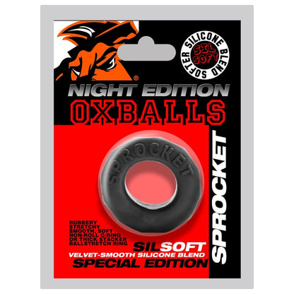Sprocket Comfort No-Roll Cock Ring Night-AJ-1043-NGT