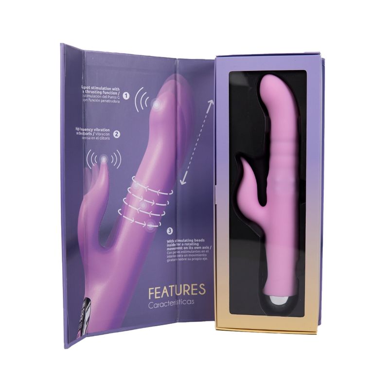Osma Majestic Pro USB 10 Mode Pearl Rabbit Vibrator-CT-JVB-1057-OSMA