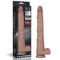 16in Dual Layered Bendable Silicone Cock XXL-LV411302