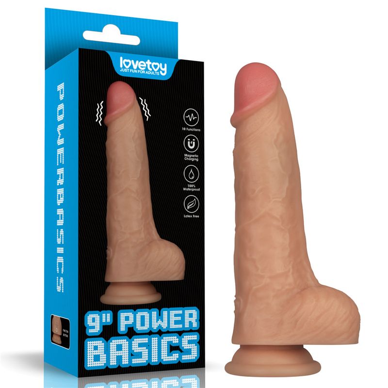 9in Vibrating USB Power Basics Cock-LV111204