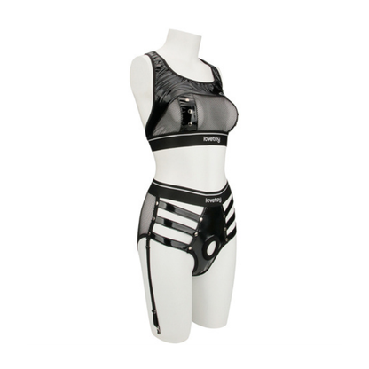 Rebellion Reign Iconic Harness Strap On Set L/XL-LV781001C