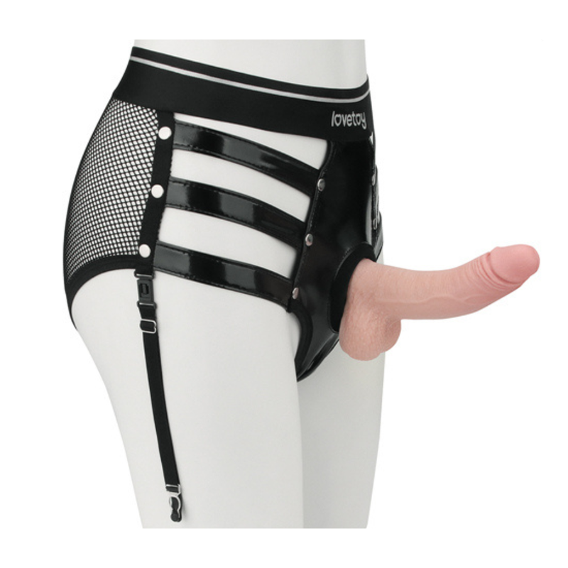 Rebellion Reign Iconic Harness Strap On Set L/XL-LV781001C