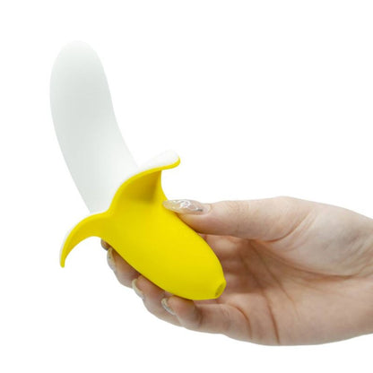 Banana Bliss 13cm Silicone Slimline Vibrator Massager-EG190074