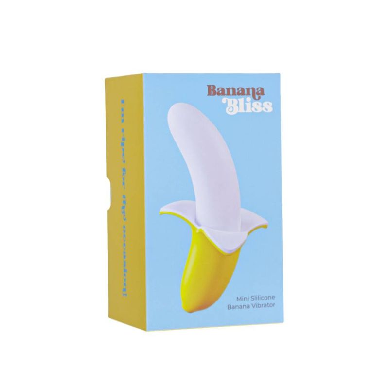 Banana Bliss 13cm Silicone Slimline Vibrator Massager-EG190074
