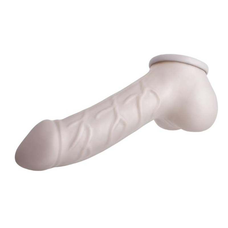 Carlos Latex Cock Sleeve Silver-SF-21947