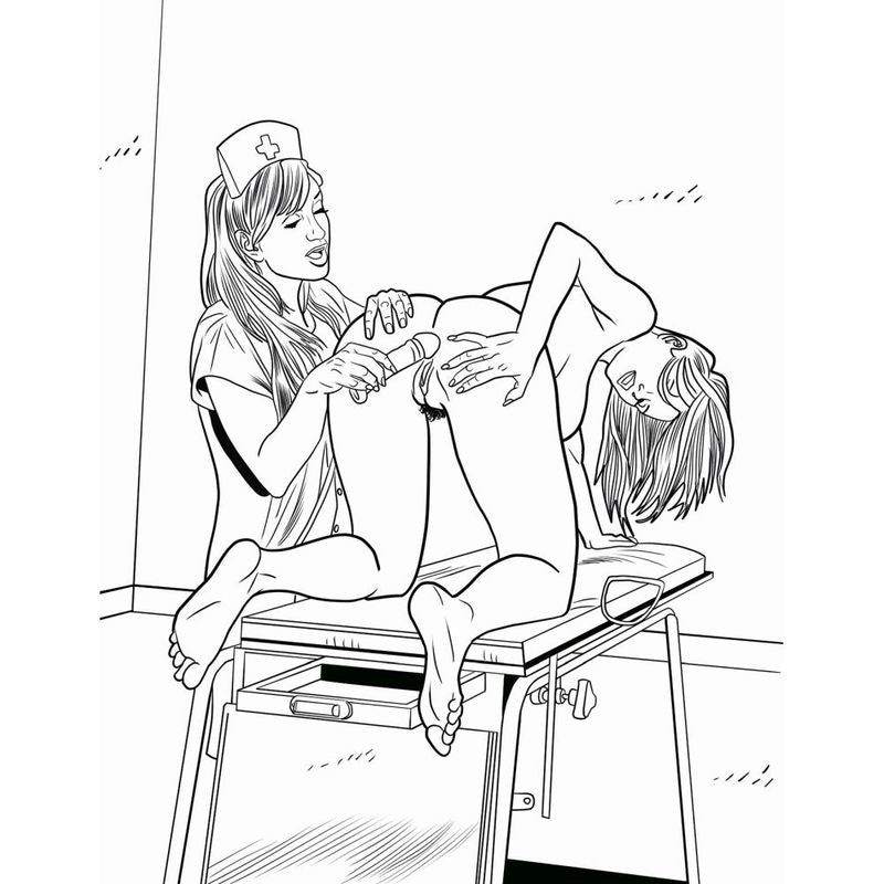 XXX Nurses Colouring Book-CB-038