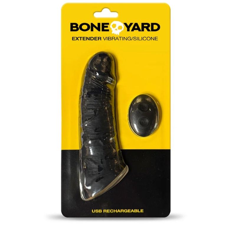 Boneyard Vibrating Silicone Remote Control 9 Mode Extender-BY1064