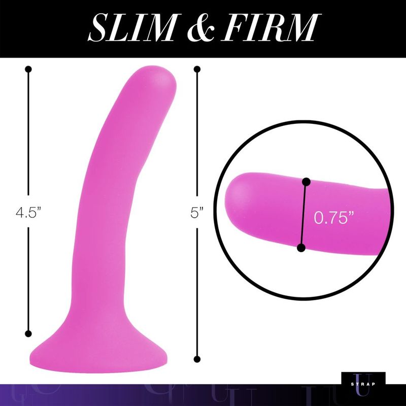 Pink Silicone Strap-On Dildo Small-AE901-PNK
