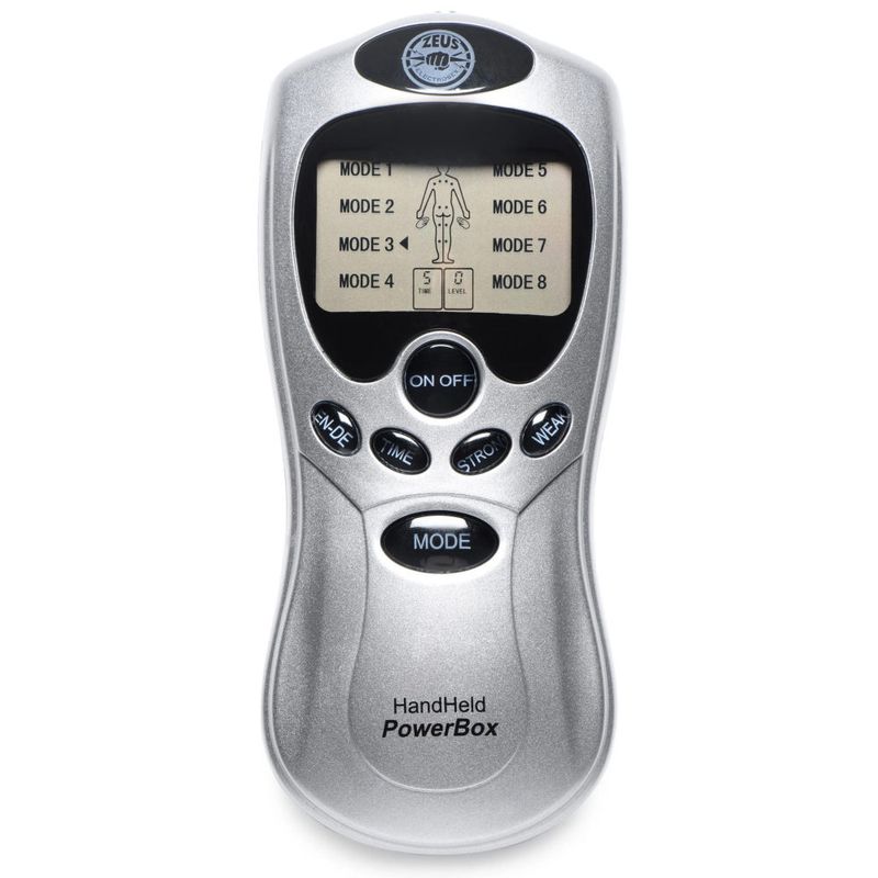 Zeus Handheld 8 Mode Power Box with Black Pads-AC204
