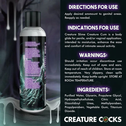 Creature Slime Creature Cum Unscented Jizz Lubricant 8oz-AH456-8OZ