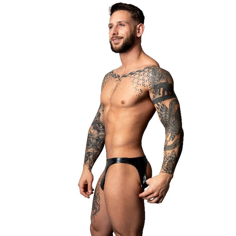 Male Power Moonshine Jock Strap Black-300-301-BLK-S/M