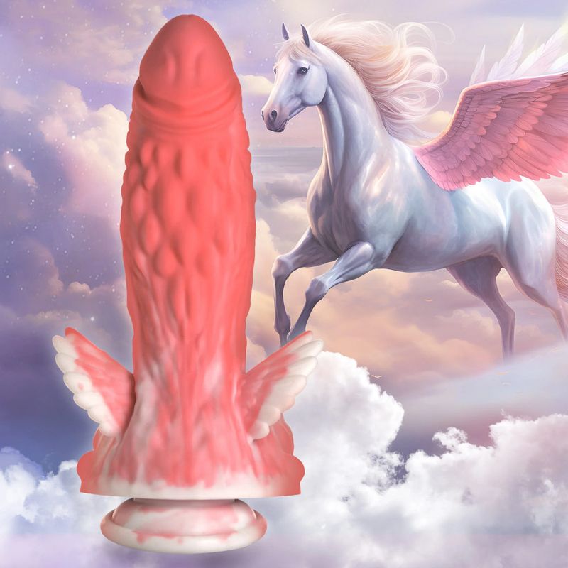 Pegasus Pecker Winged Silicone Dildo-AH239