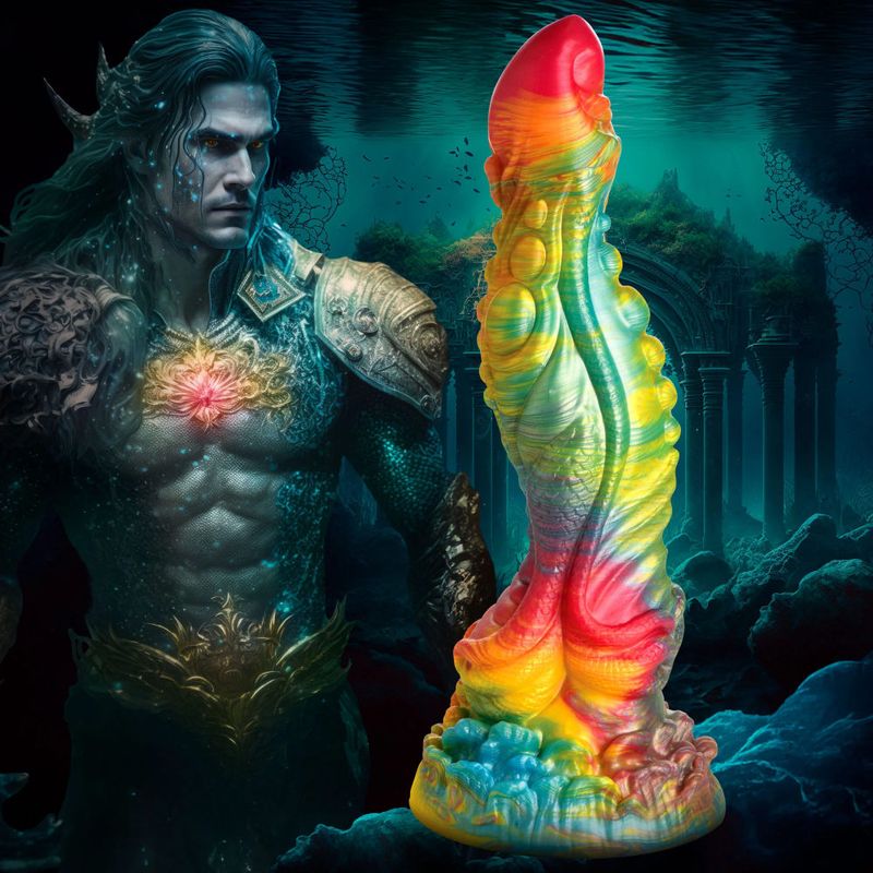 Majestic Merman Silicone Dildo-AH322