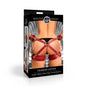 Crimson Captive Thigh Wrist Ankle Hog Tie Restraints-AH539
