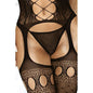 Mesh Net G-String Black-BRF001N-BLK-O/S