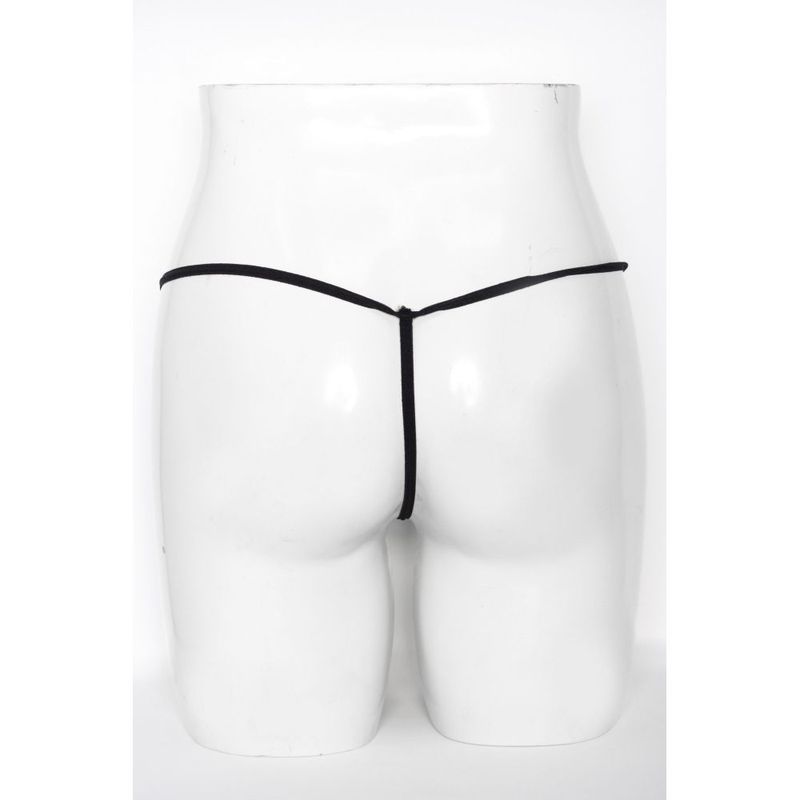 Mesh Net G-String Black-BRF001N-BLK-O/S
