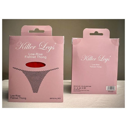 Mesh Net G-String Black-BRF001N-BLK-O/S