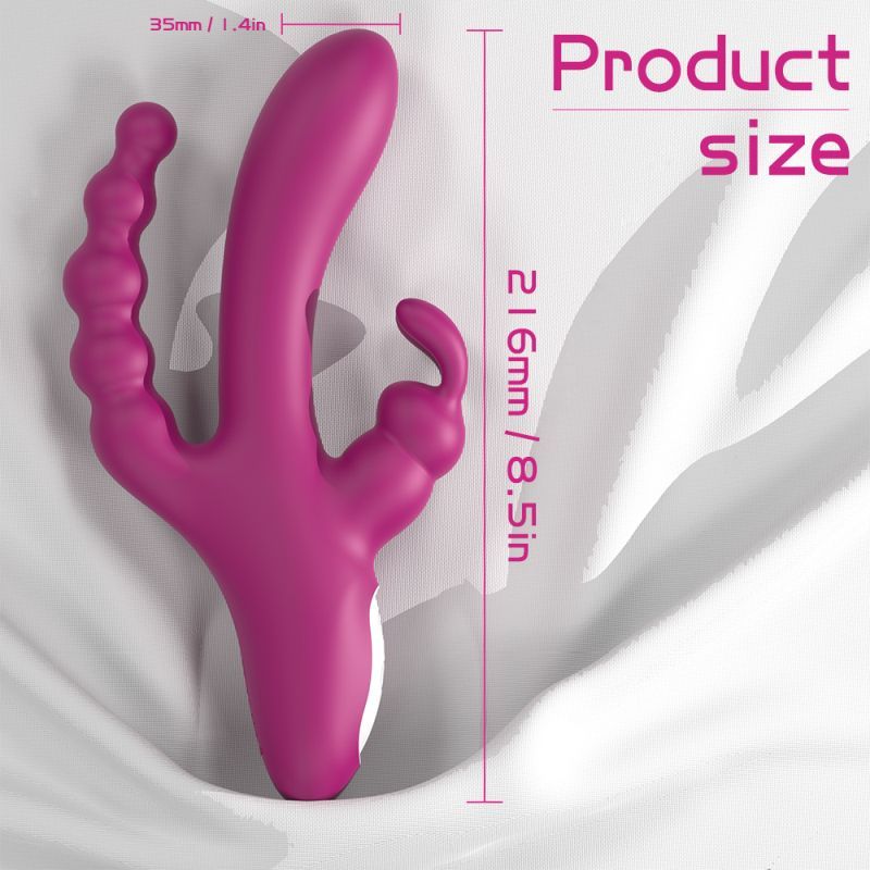 Joker Triple Ecstasy Vibrator-SHD-S491