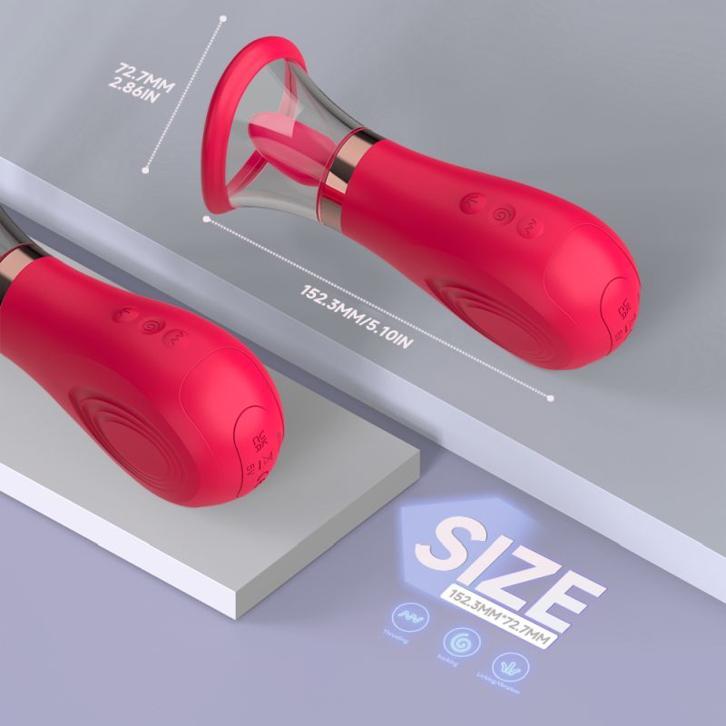 3-in-1 Sucking Licking Tickling Stimulator-SHD-S552
