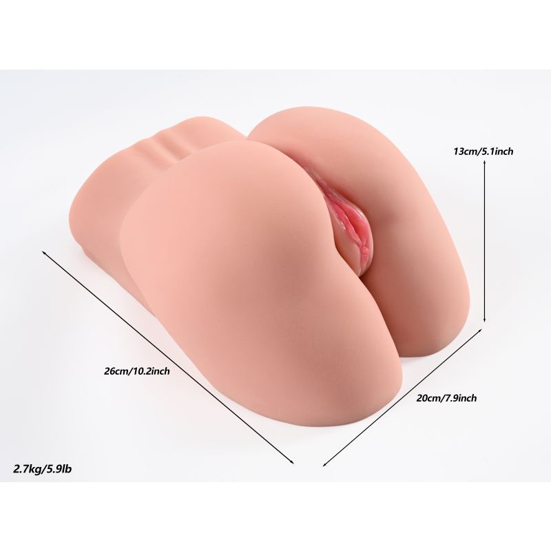 Bella Butt Torso- Vaginal Anal Masturbator-LJ-3190