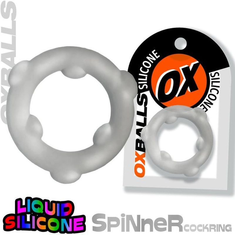 Spinner Silicone Ring Clear-OX-3202-VAP
