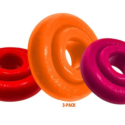 RimRingz 3 Pc Multi Size Fire Hots-OX-3206-FHT