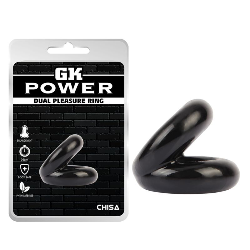 Dual Pleasure Ring Black-CN-140328372