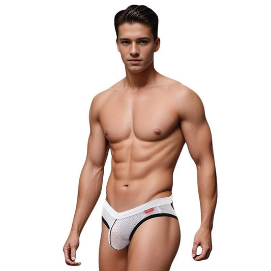 Envy Sport Mesh Jock White-BLE110-WHT-S/M