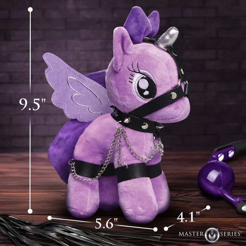 Raven Plum Bondage Pony-AH821-PPL