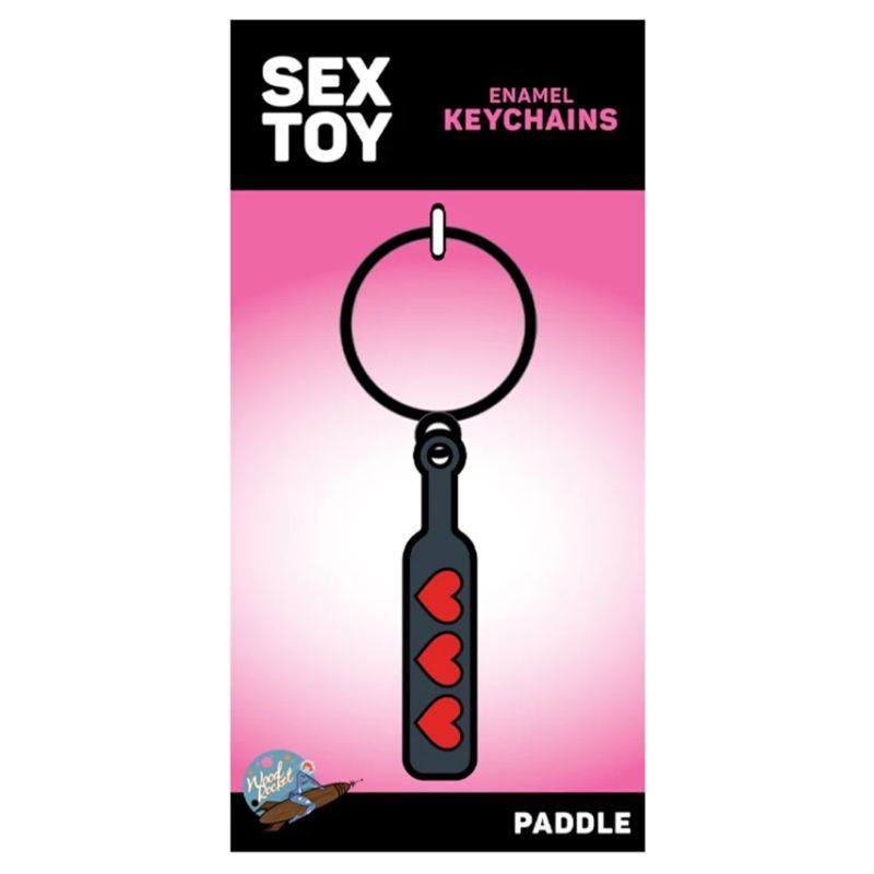 Hearts Paddle Keychain-KEY-005