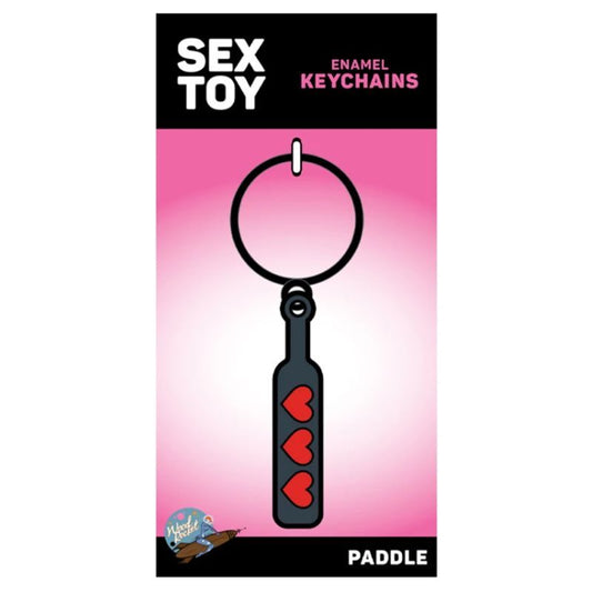 Hearts Paddle Keychain-KEY-005