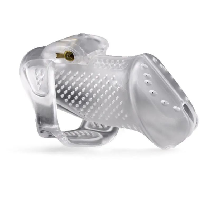 Brutus Airmesh Chastity Cage Clear-140173
